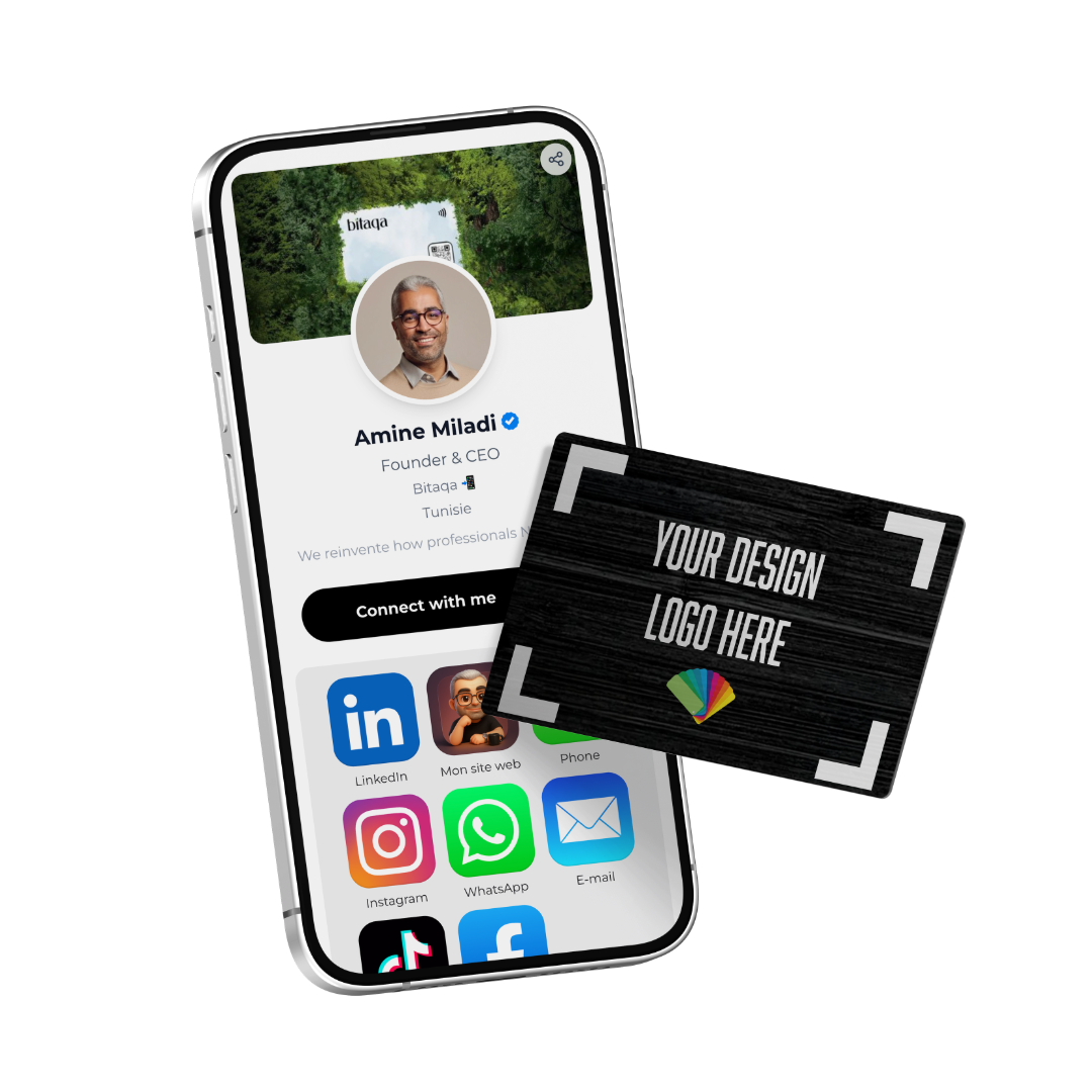 Carte Bois Noir Premium - Image 3